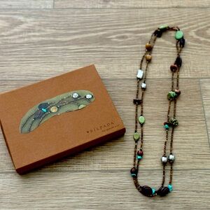 Silpada Brown Multi-Strand Necklace